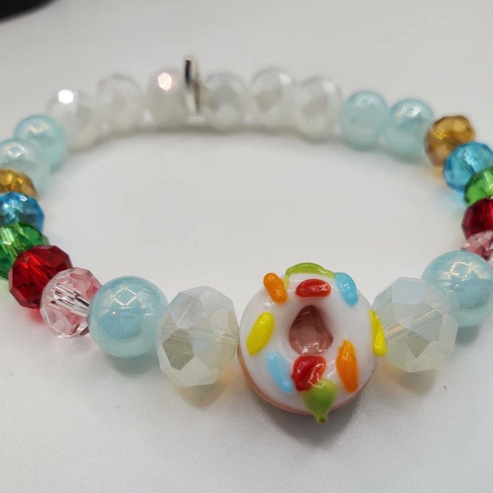 Sprinkle donut bracelet